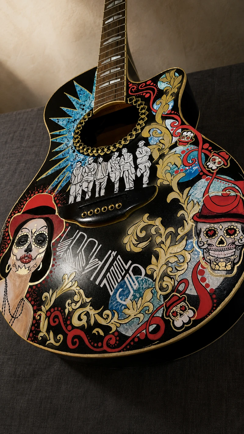 Œuvre de Julie Chailland — Guitares — Urchins